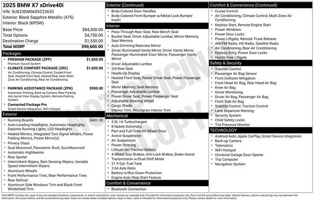 Used 2025 BMW X7 xDrive40i image 34