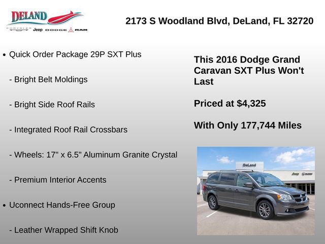 Used 2016 Dodge Grand Caravan SXT FWD image 12