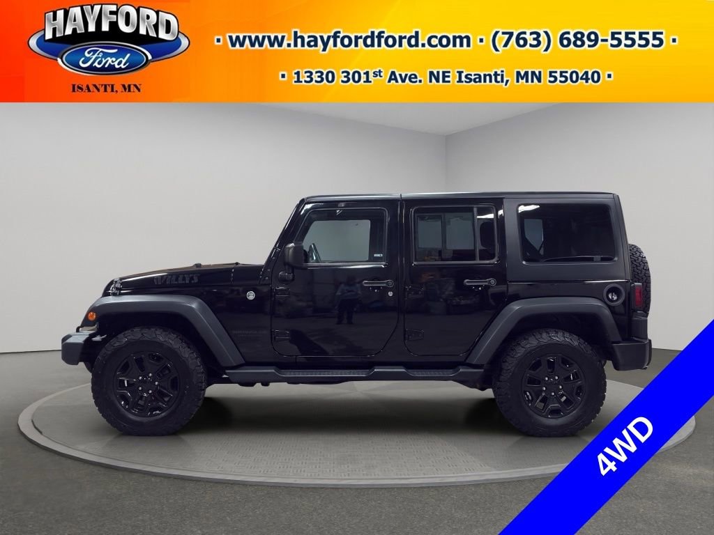 Used 2015 Jeep Wrangler Unlimited Willys image 2