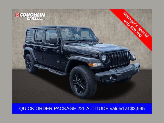 Used 2021 Jeep Wrangler Unlimited Sahara AWD/4WD image 1