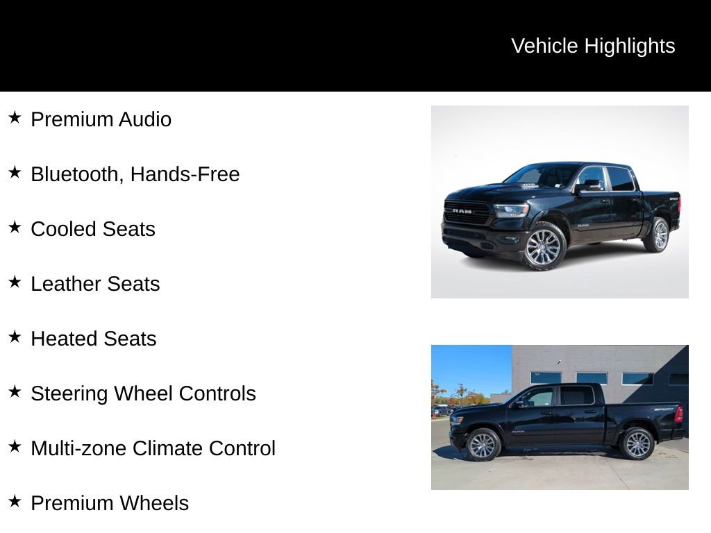 Used 2020 RAM 1500 Laramie w/ Sport Appearance Package image 21