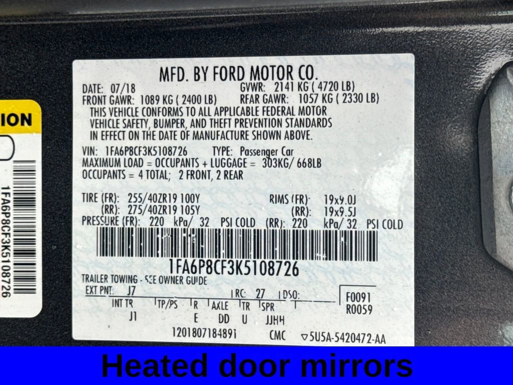 Used 2019 Ford Mustang GT image 16