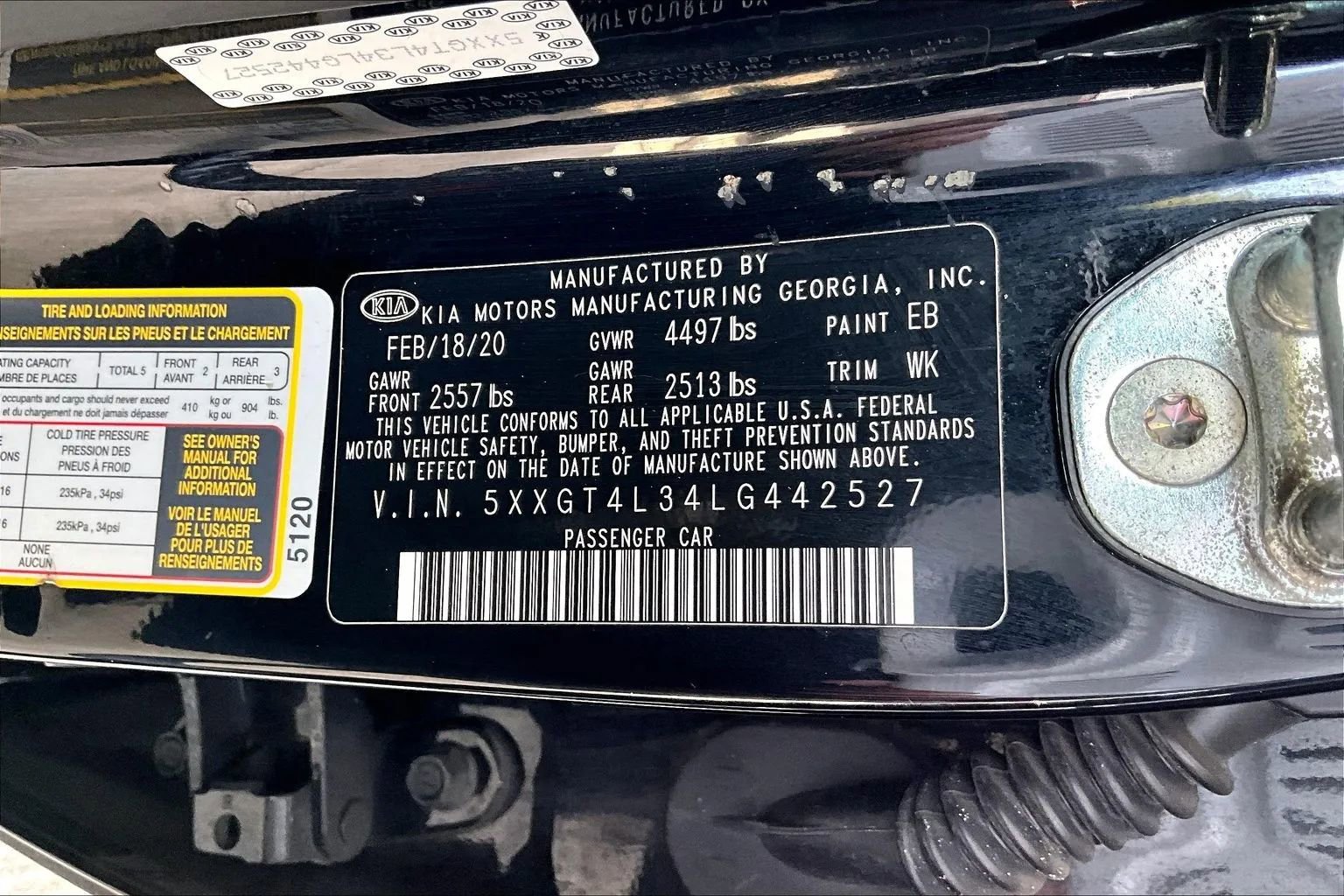 Used 2020 Kia Optima LX image 16