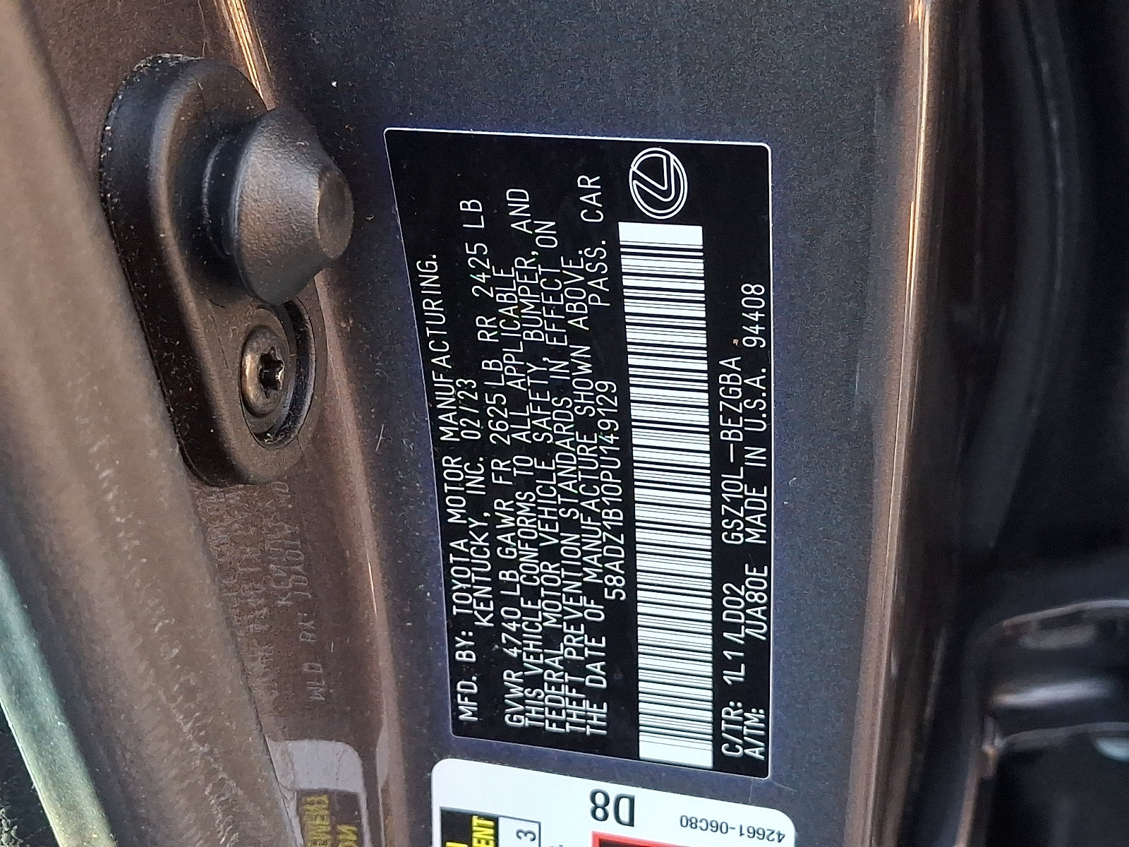 Used 2023 Lexus ES 350 w/ Premium Package FWD image 27