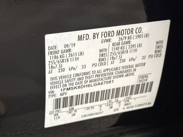 Used 2020 Ford Explorer XLT w/ Equipment Group 202A image 27