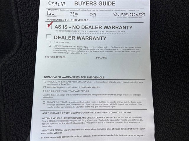 Used 2024 RAM 2500 Laramie w/ Safety Group image 50