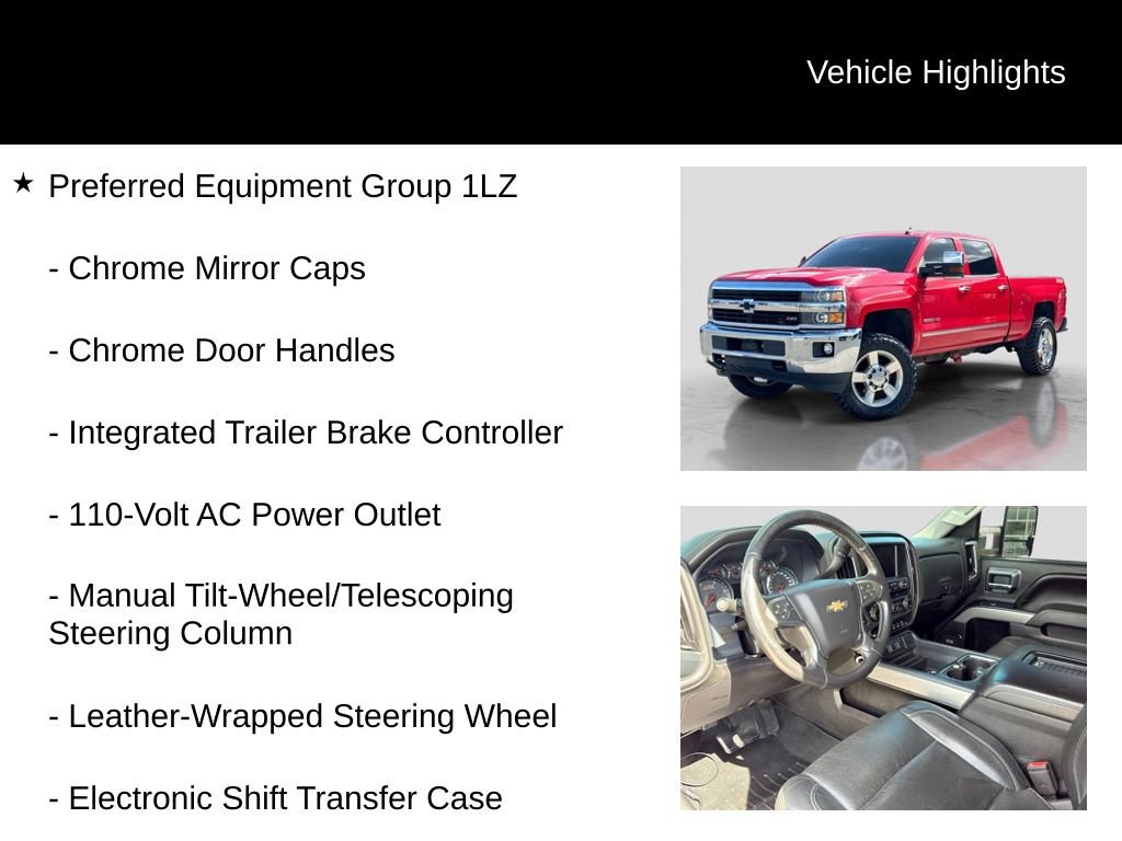 Used 2016 Chevrolet Silverado 2500 LTZ w/ Duramax Plus Package AWD/4WD image 16