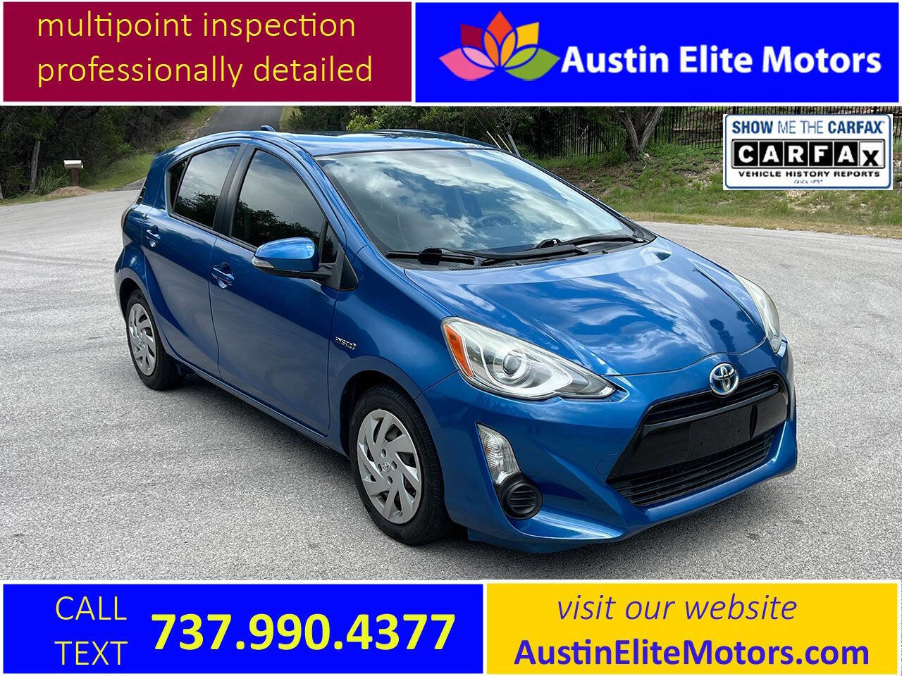Used 2015 Toyota Prius C Three