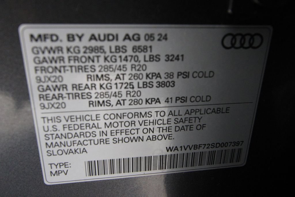 Used 2025 Audi Q7 3.0T Prestige w/ Prestige Package AWD/4WD image 45