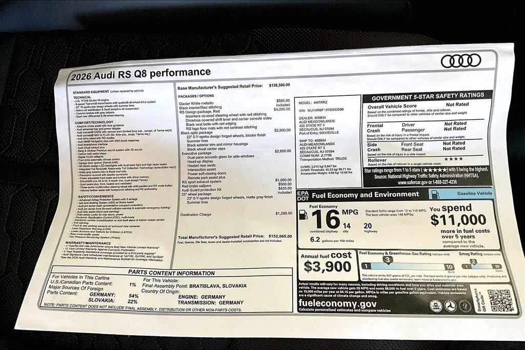 New 2026 Audi RS Q8 performance image 14