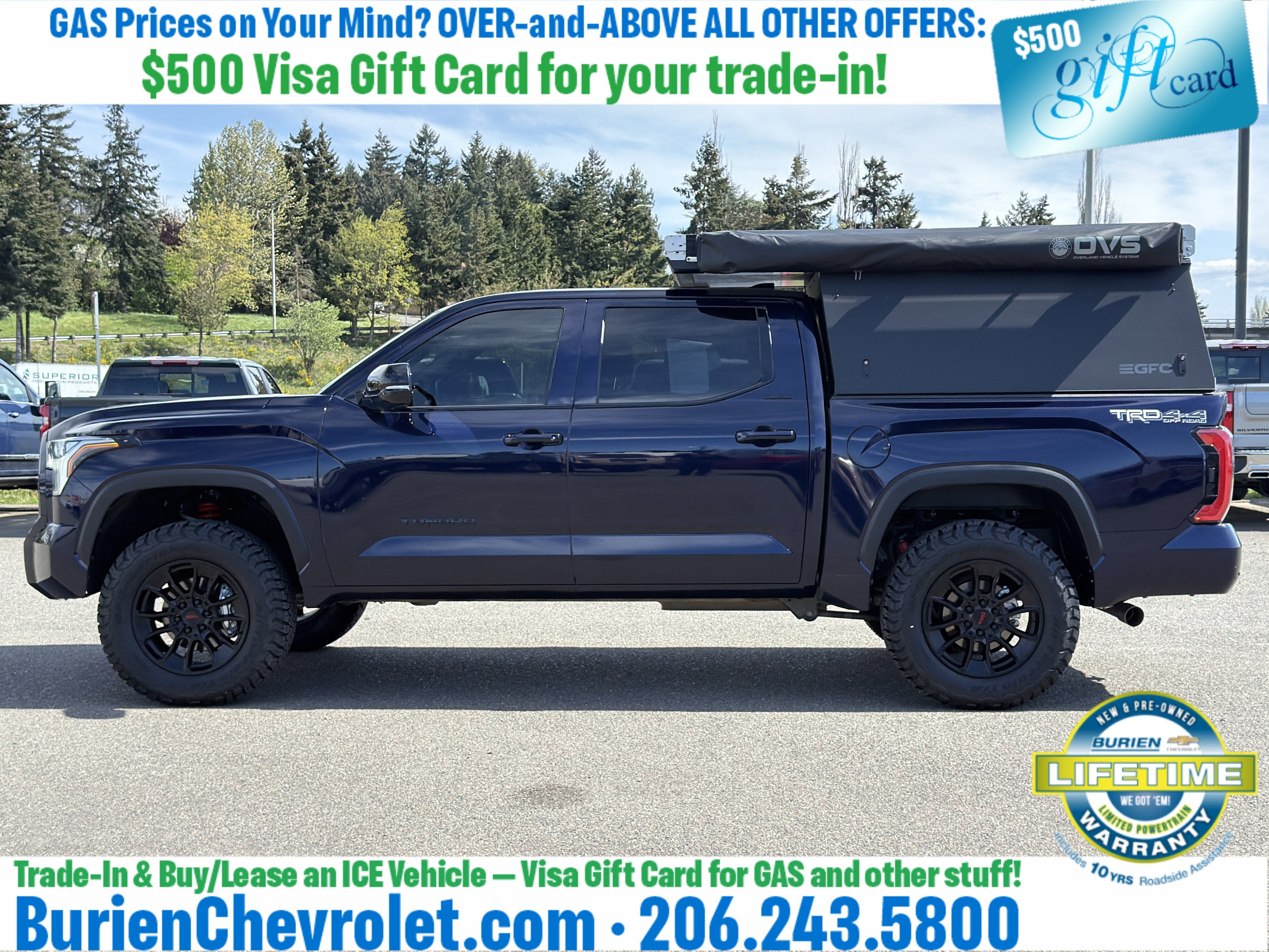 Used 2025 Toyota Tundra Limited w/ TRD Off-Road Package AWD/4WD image 2