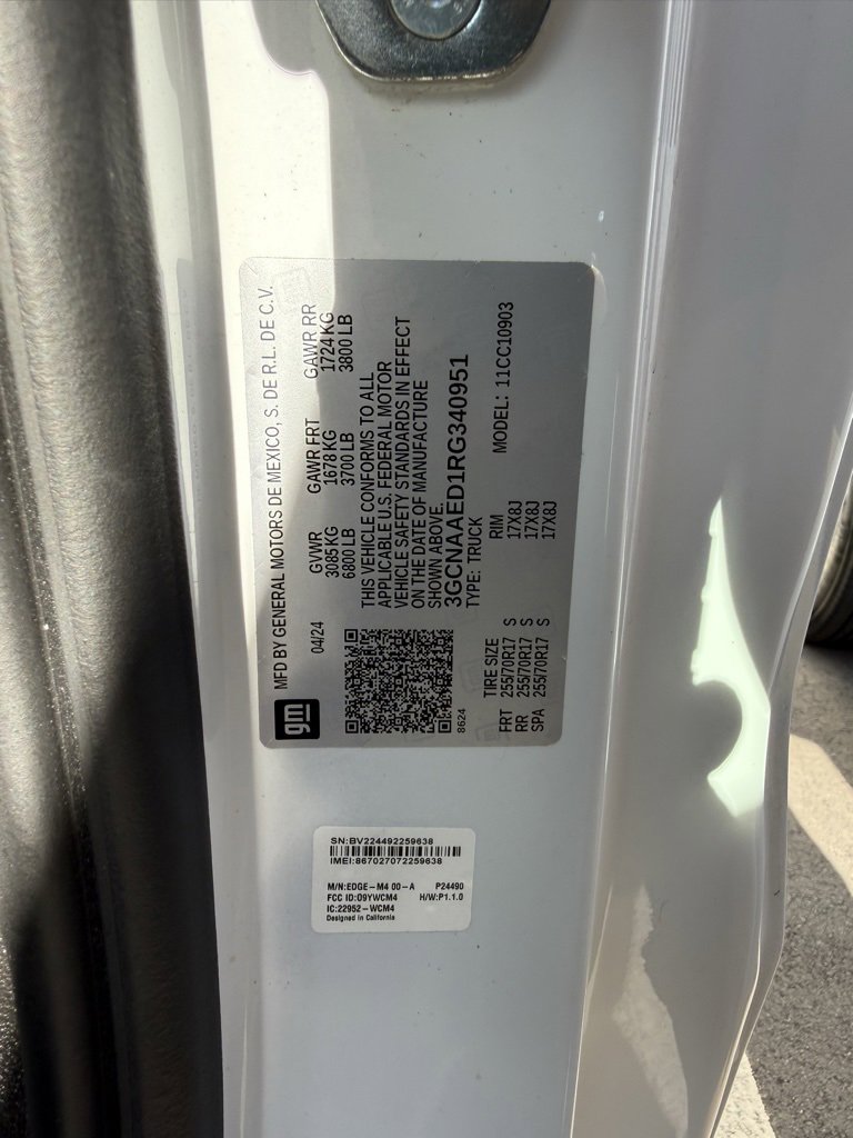 Used 2024 Chevrolet Silverado 1500 W/T w/ WT Fleet Convenience Package image 30