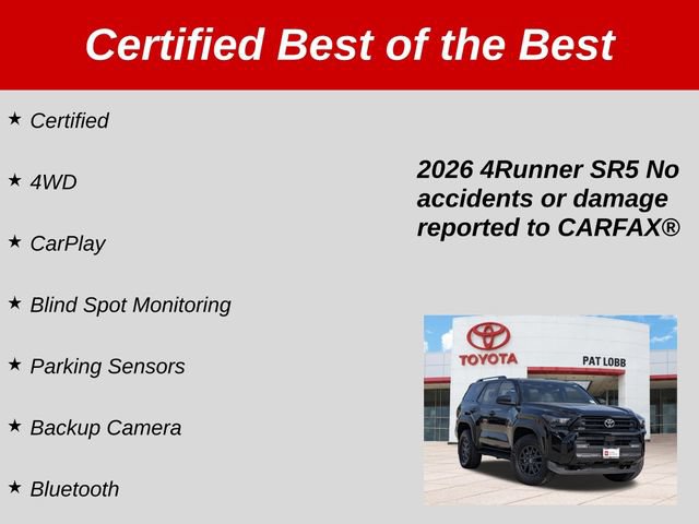 Certified 2026 Toyota 4Runner SR5 AWD/4WD image 37