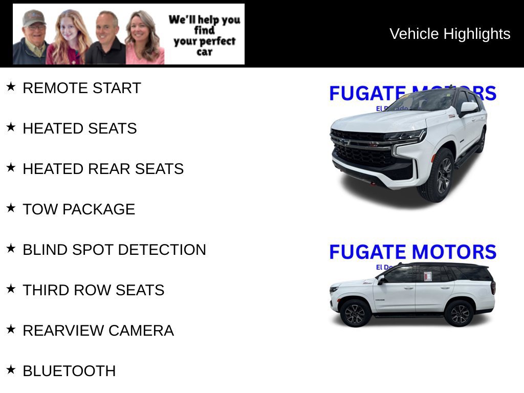 Used 2022 Chevrolet Tahoe Z71 w/ Luxury Package AWD/4WD image 9