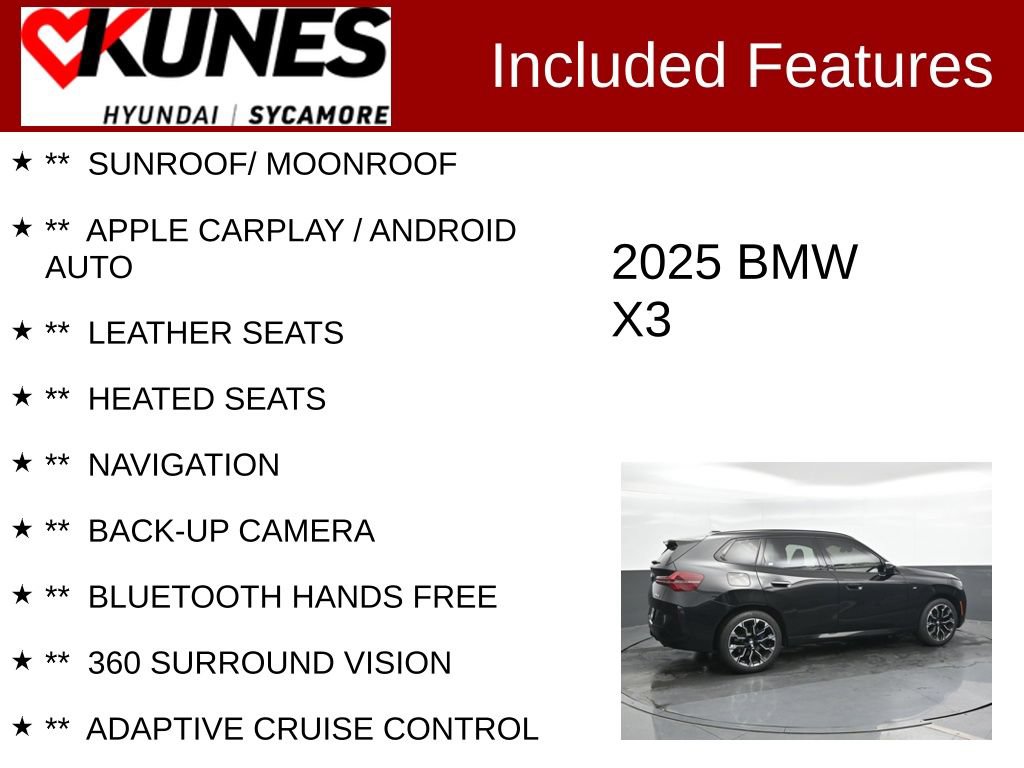 Used 2025 BMW X3 M50 AWD/4WD image 2
