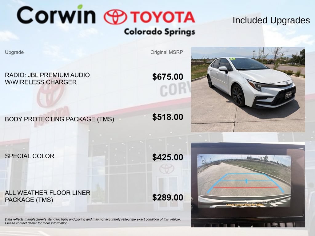 Used 2023 Toyota Corolla XSE w/ Body Protecting Package (TMS) FWD image 4