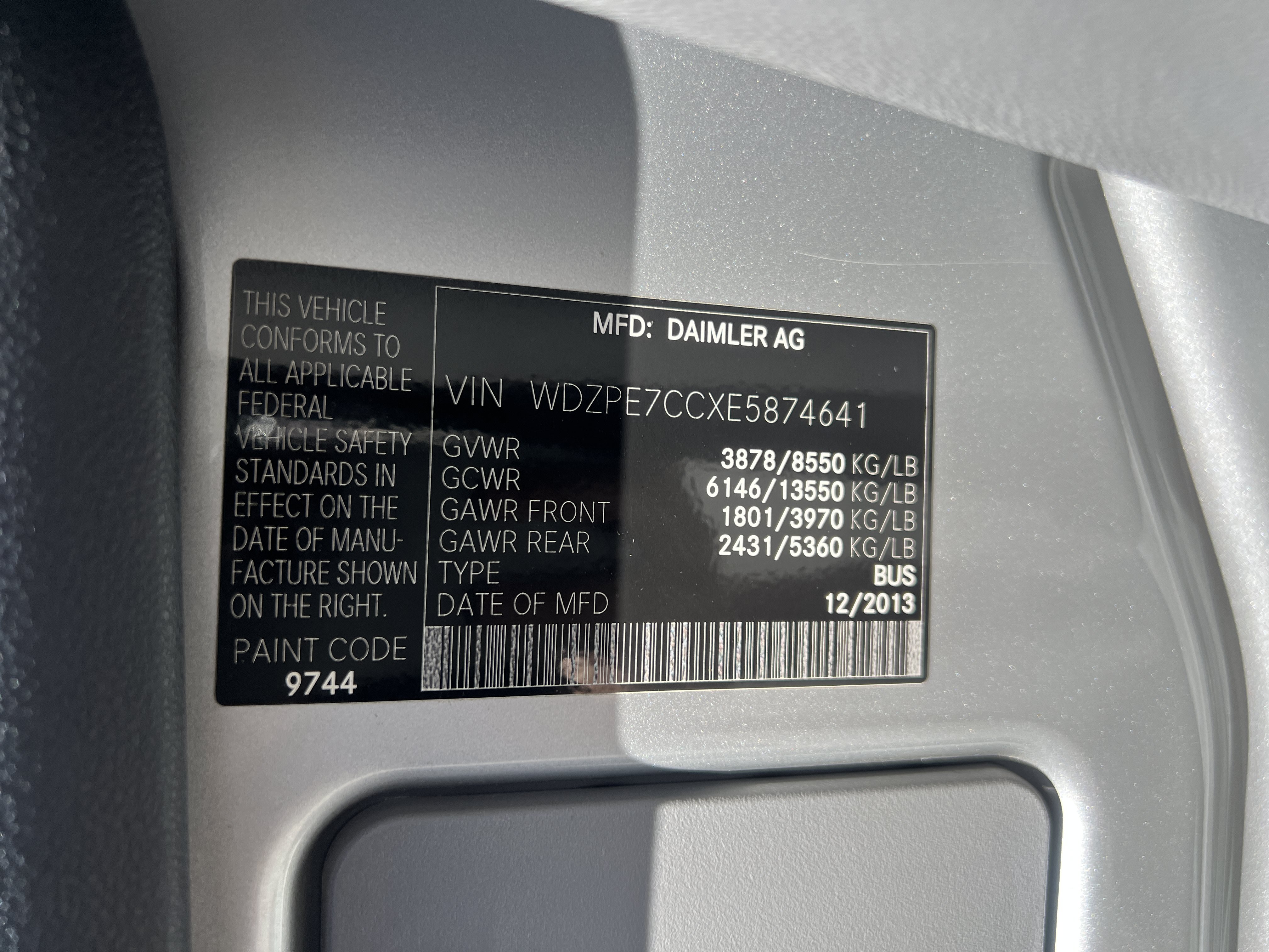 Used 2014 Mercedes-Benz Sprinter 2500 image 20