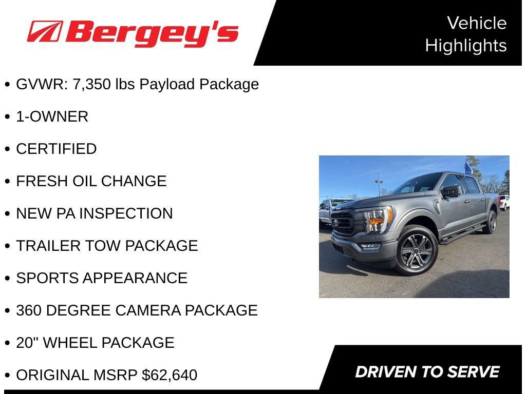 Certified 2023 Ford F150 XLT w/ Equipment Group 302A High image 5