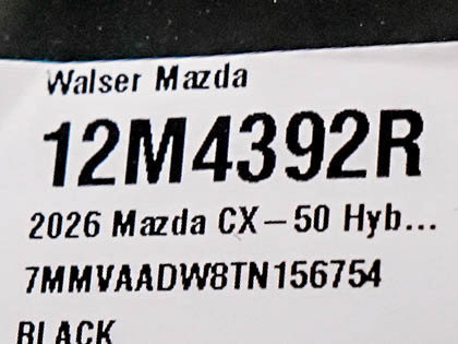 Certified 2026 MAZDA CX-50 AWD 2.5 Hybrid w/ Premium Pkg image 31