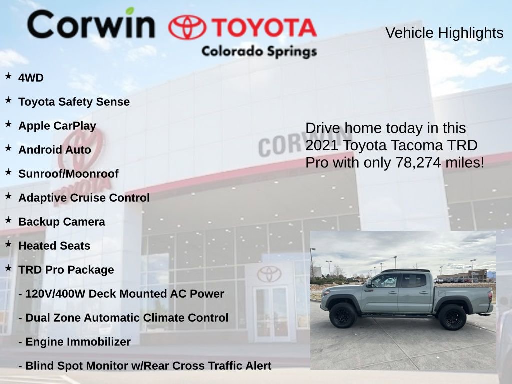 Used 2021 Toyota Tacoma TRD Pro AWD/4WD image 6