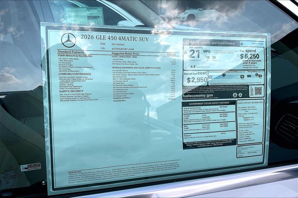 New 2026 Mercedes-Benz GLE 450 4MATIC image 12