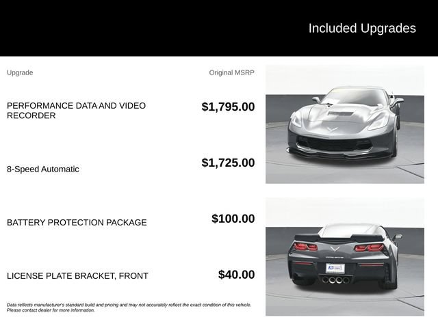 Used 2017 Chevrolet Corvette Grand Sport w/ Battery Protection Package RWD image 9