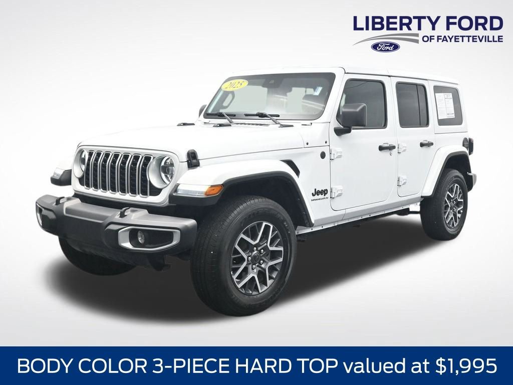 Used 2025 Jeep Wrangler Unlimited Sahara AWD/4WD image 1