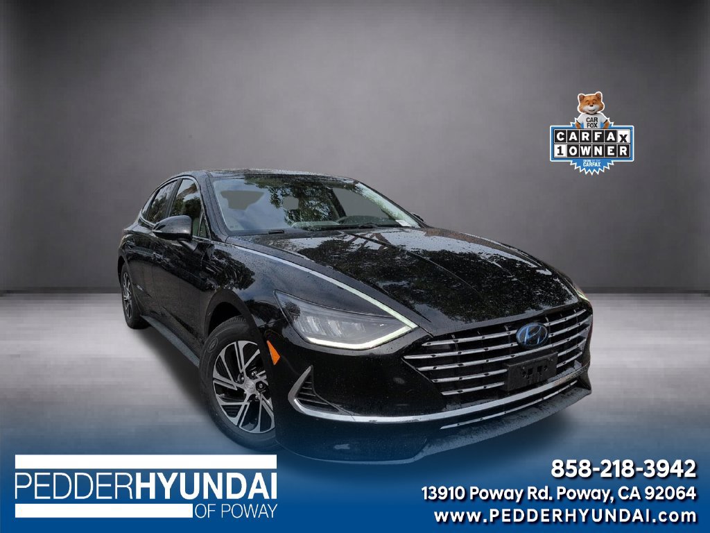 Used 2020 Hyundai Sonata Blue FWD image 1