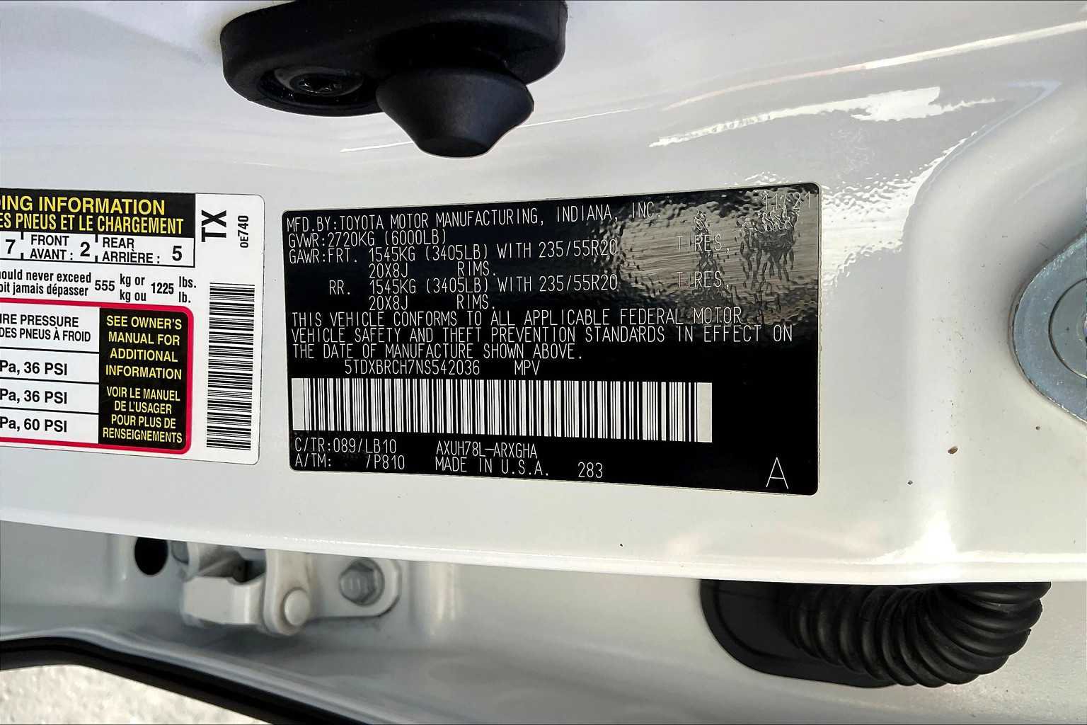 Used 2022 Toyota Highlander Limited image 35