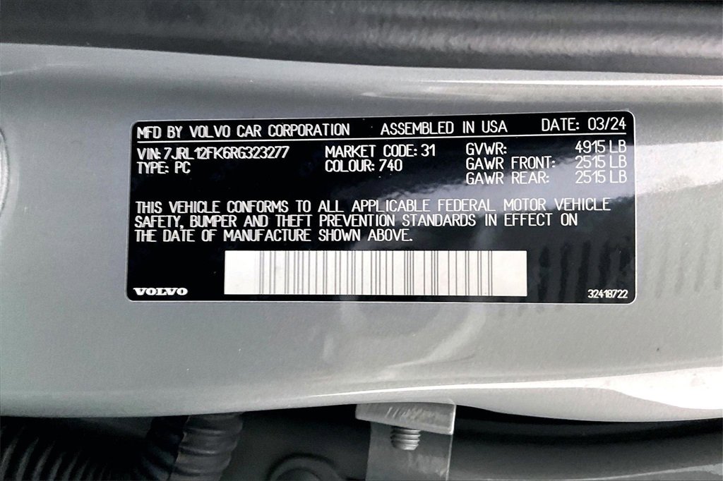 Used 2024 Volvo S60 B5 Core image 31