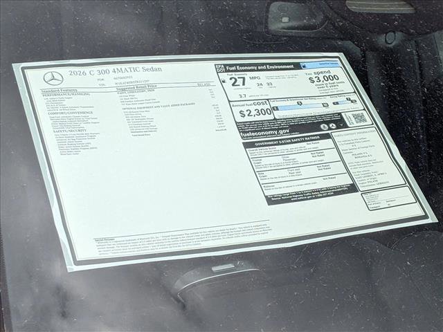 Certified 2026 Mercedes-Benz C 300 4MATIC Sedan image 18