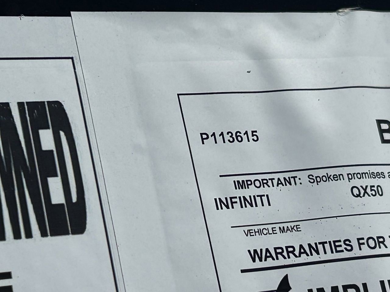 Certified 2023 INFINITI QX50 Pure FWD image 37