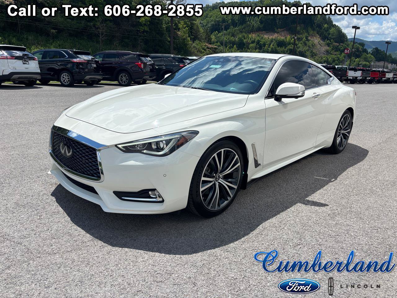 Used 2022 INFINITI Q60 3.0t Luxe w/ Essential Package RWD image 1