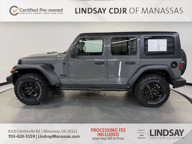Certified 2020 Jeep Wrangler Unlimited Sport AWD/4WD image 6