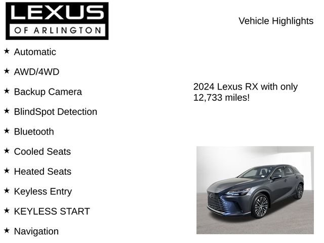 Certified 2024 Lexus RX 350 image 7