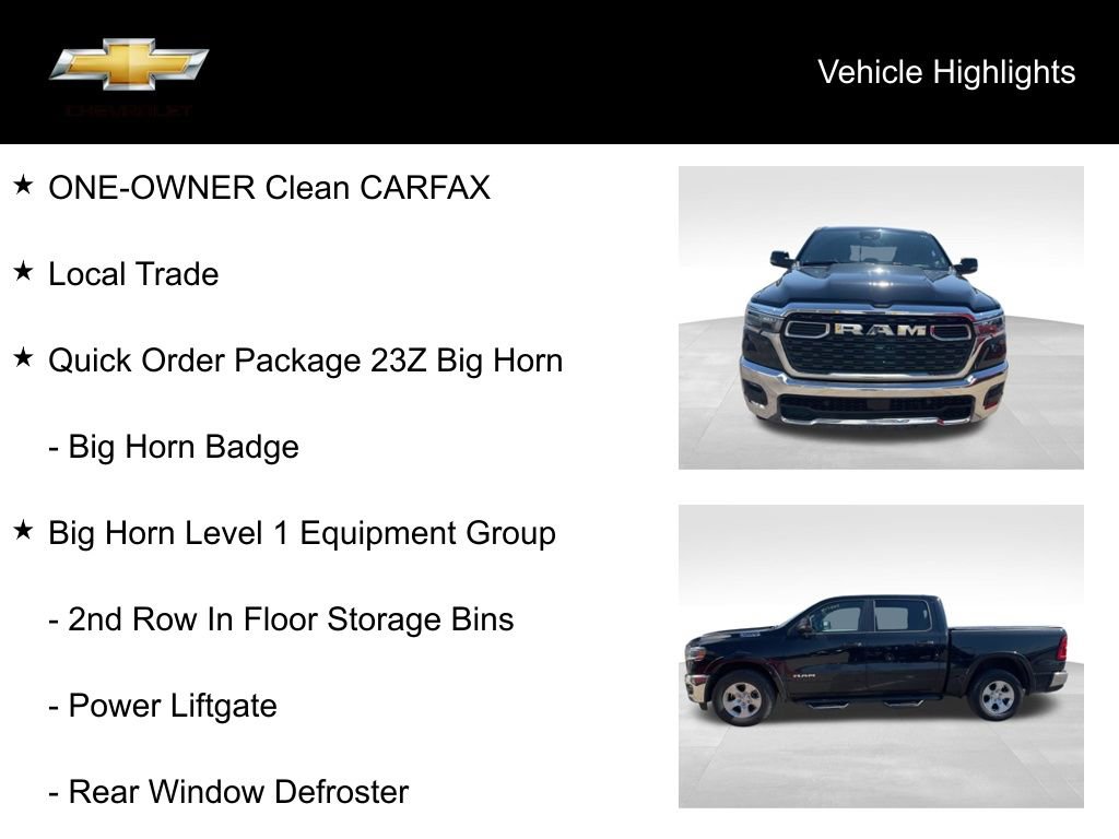 Used 2025 RAM 1500 Big Horn AWD/4WD image 19