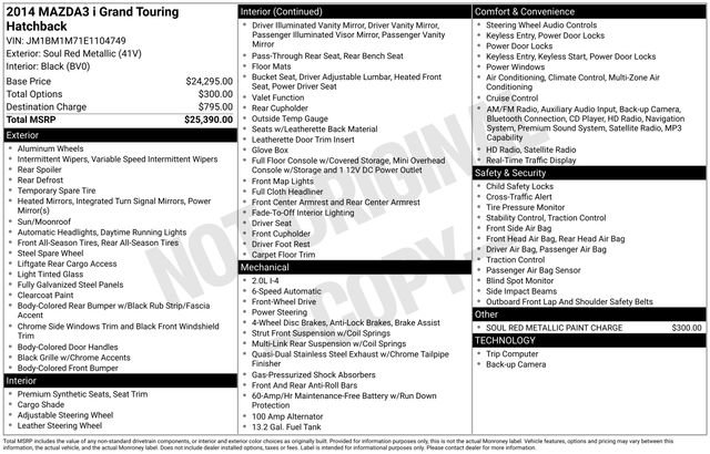 Used 2014 MAZDA MAZDA3 i Grand Touring image 7