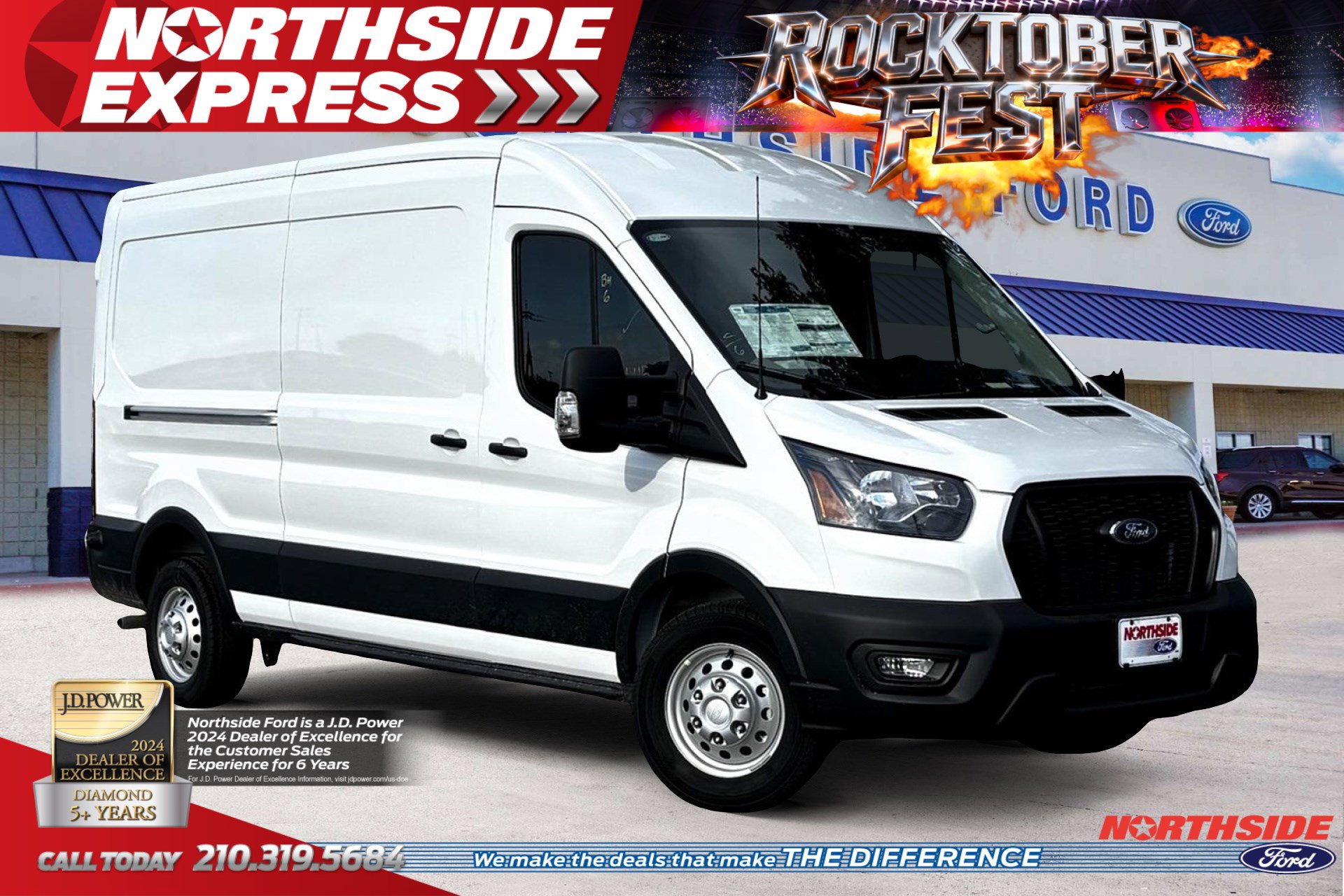 New 2025 Ford Transit 350 148 Medium Roof w/ Load Area Protection Package