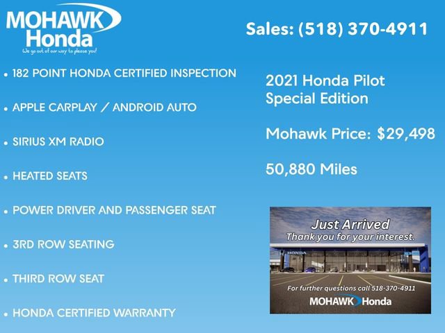 Certified 2021 Honda Pilot Special Edition image 5