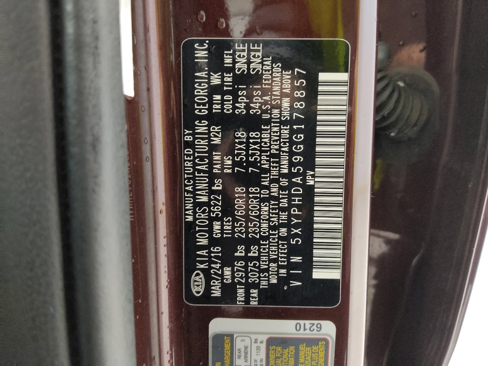 Used 2016 Kia Sorento EX image 33