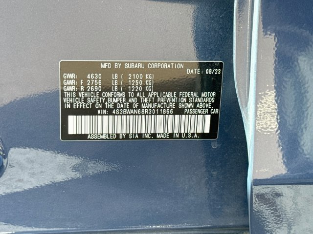 Certified 2024 Subaru Legacy Limited AWD/4WD image 35