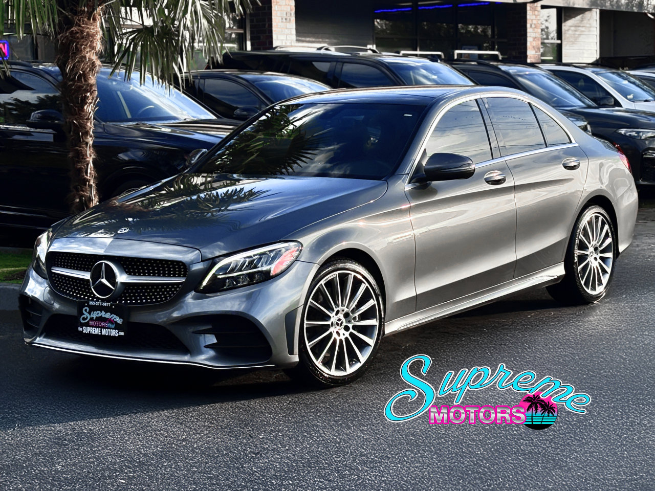 Used 2019 Mercedes-Benz C 300 C 300 AMG Sport Pkg 4MATIC AWD image 1