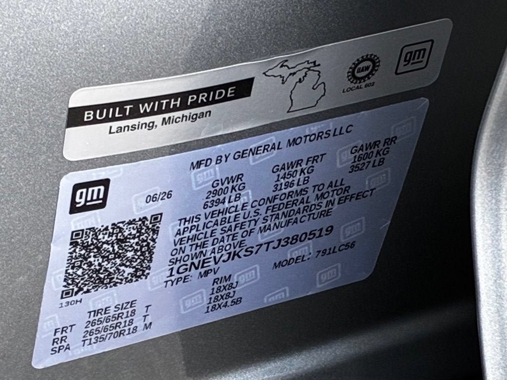 New 2026 Chevrolet Traverse Z71 AWD/4WD image 55