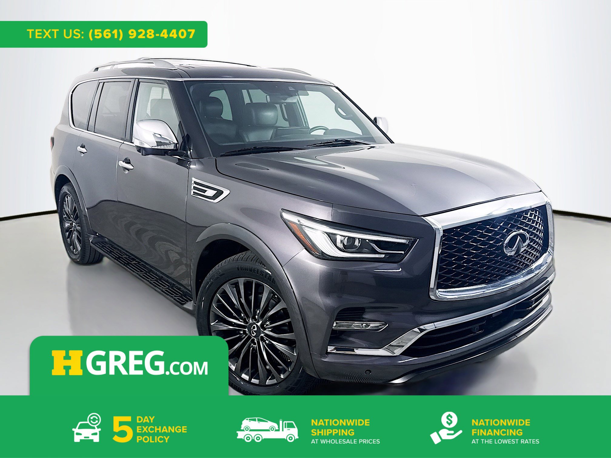 Used 2022 INFINITI QX80 Sensory w/ All-Season Package image 1