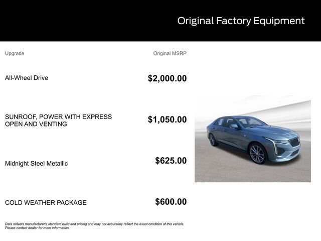 Used 2023 Cadillac CT4 Sport w/ Cold Weather Package image 10