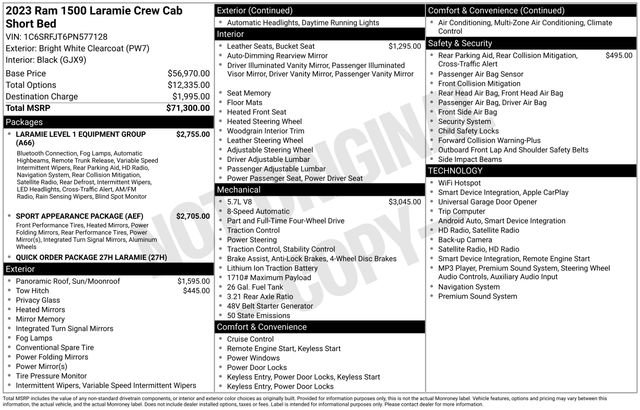 Used 2023 RAM 1500 Laramie AWD/4WD image 26
