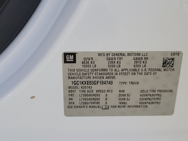 Used 2016 Chevrolet Silverado 2500 High Country w/ Duramax Plus Package image 19