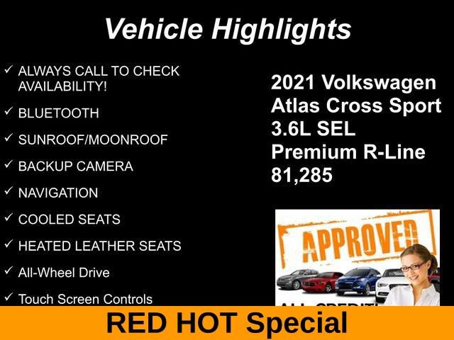 Used 2021 Volkswagen Atlas Cross Sport SEL Premium R-Line AWD/4WD image 10