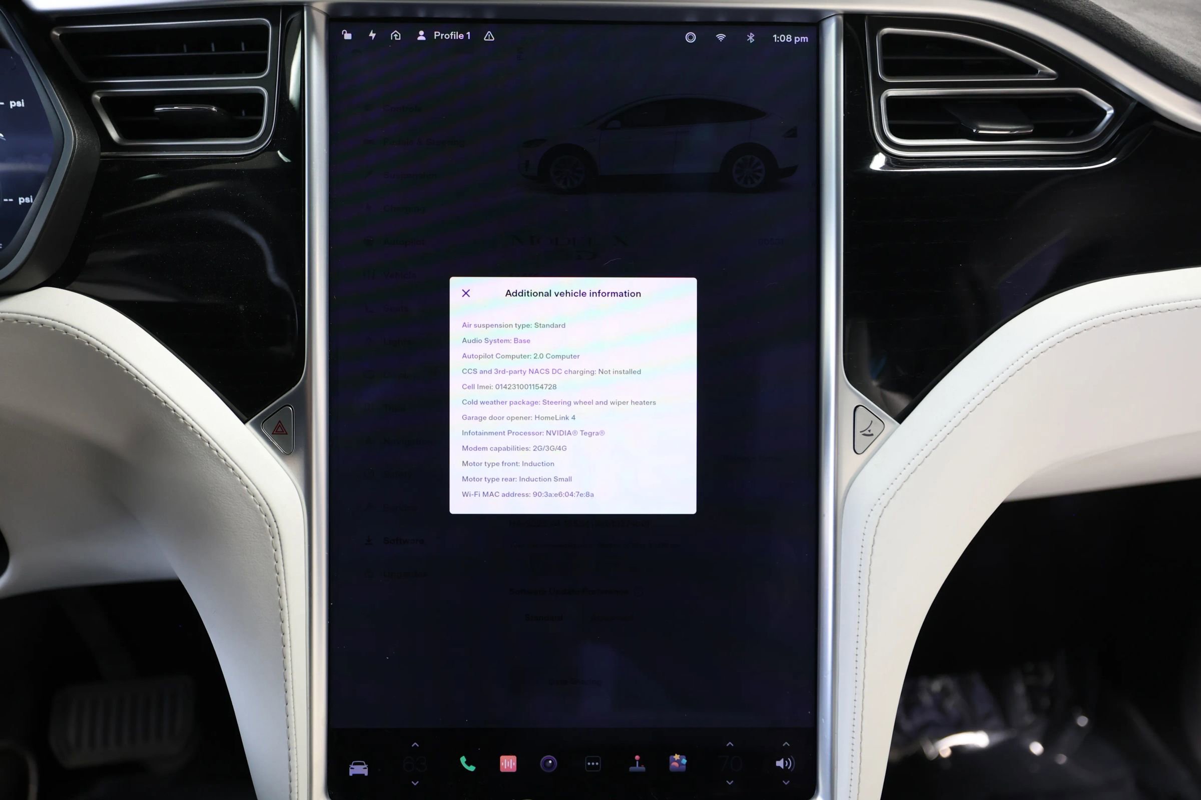 Used 2017 Tesla Model X 75D AWD/4WD image 57