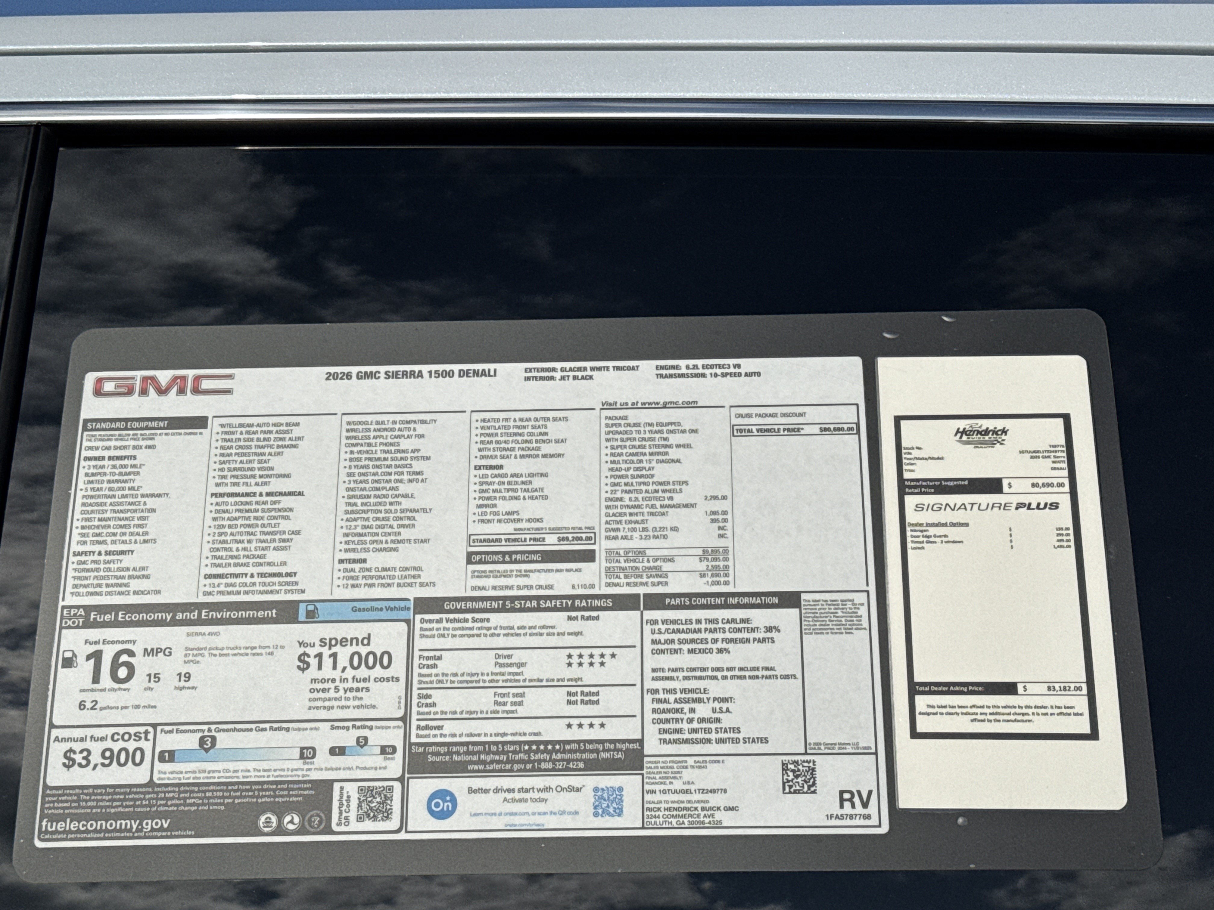 New 2026 GMC Sierra 1500 Denali AWD/4WD image 36